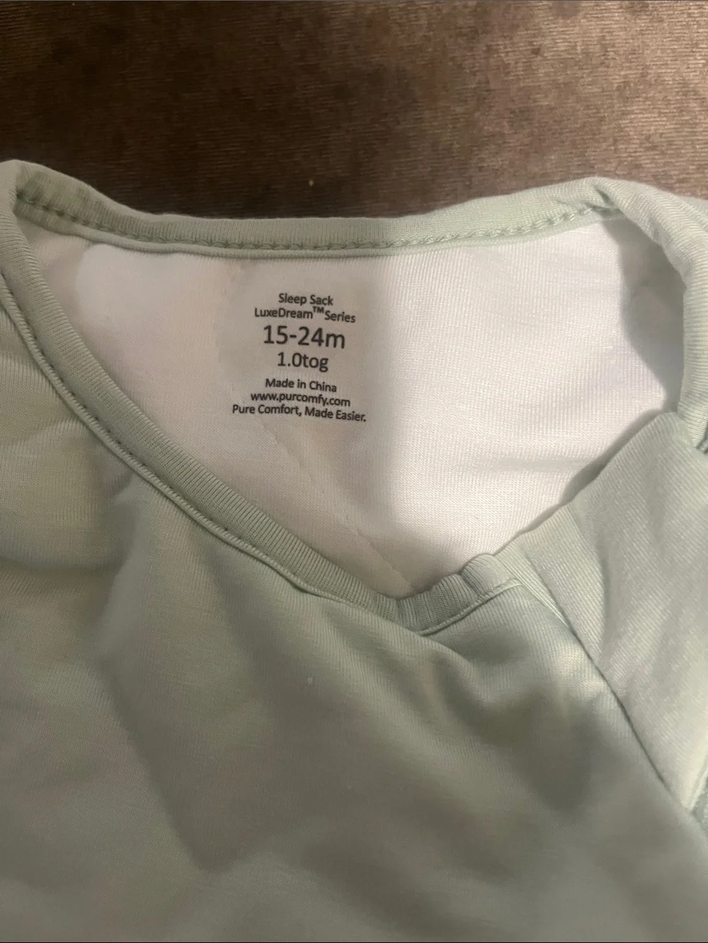 Luxe Dream Sleep 15-24 M Light Green Baby Sleep Sack Swaddle